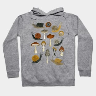 mushrooms & snails Hoodie